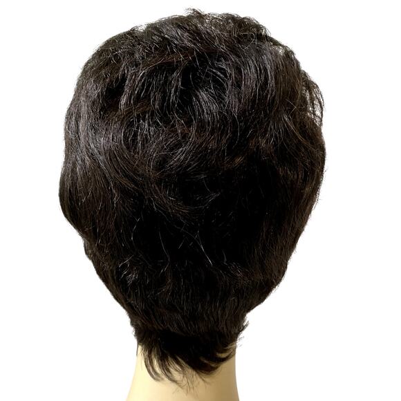 Human Hair Razor Pixie Wig Vivica A Fox H205V Black Pure Stretch Cap NWT - Picture 6 of 10